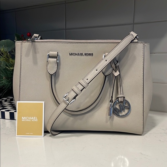 Michael Kors Beige Satchel Bag - Picture 1 of 14